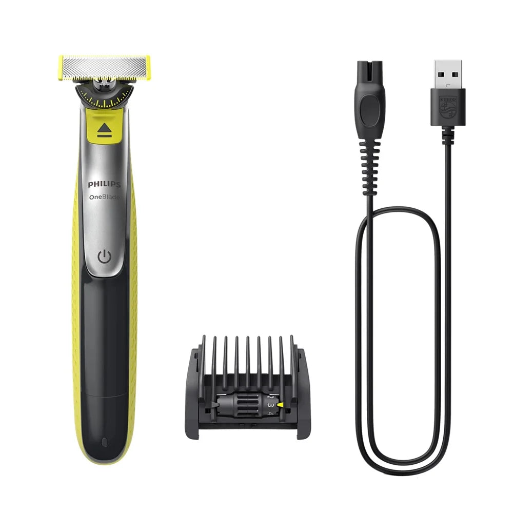 Philips qp2734/23 face and body shaver, oneblade 360, wet & dry, 100-240v 60 minutes of use, 4h charging